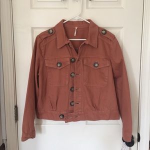 Burnt Orange Free People Jacket